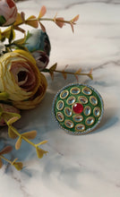 Load image into Gallery viewer, Mehar Mist Green Ring freeshipping - CASA ROZEN
